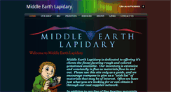 Desktop Screenshot of middleearthlapidary.com